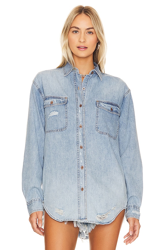 view 2 of 5 CLASSIC EVERYDAY デニムシャツ in Pacifica