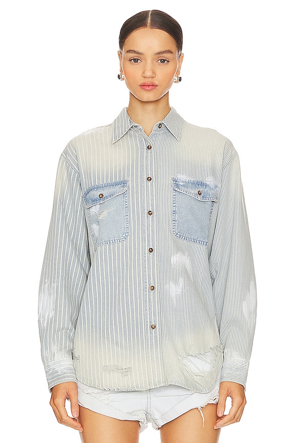 view 2 of 6 CHEMISE EVERYDAY in Painters Stripe