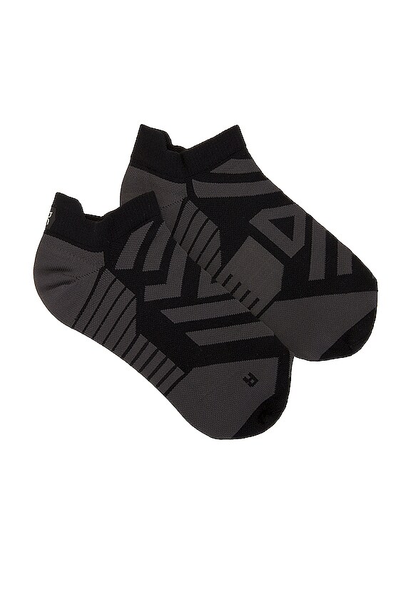 On Performance Low Sock in Black & Shadow | REVOLVE