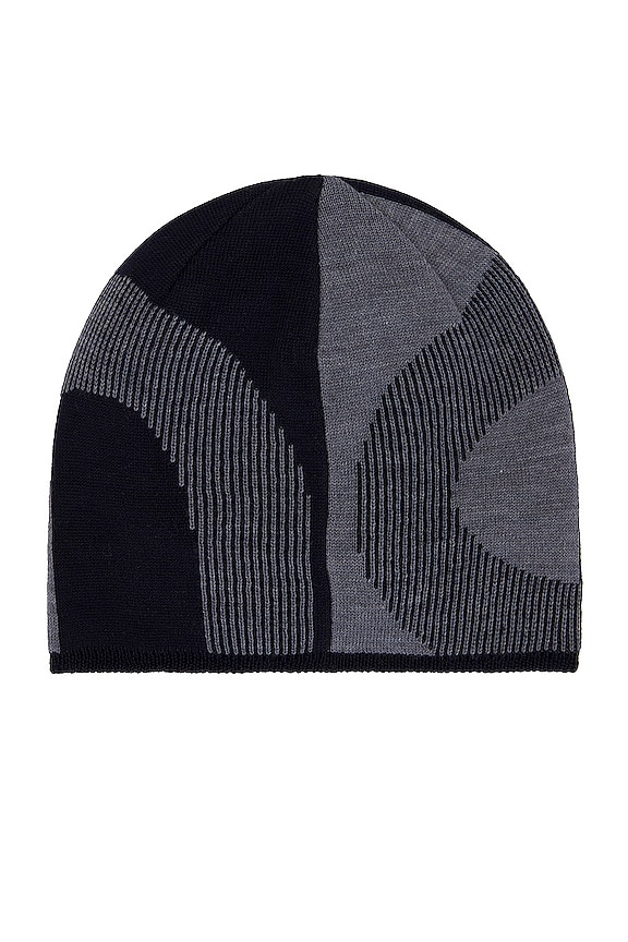 view 2 of 2 Explorer Merino Beanie in Rock & Black