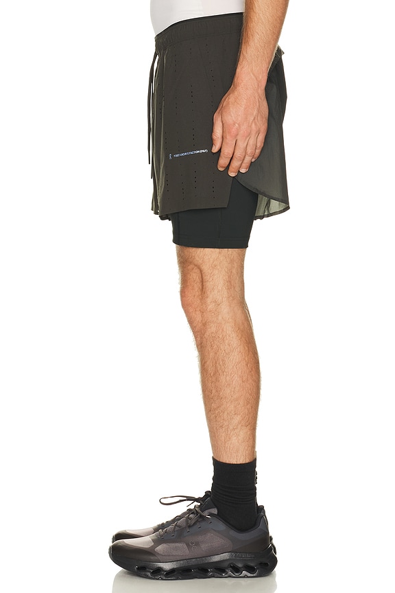 view 2 of 5 SHORT PAF in Molasses & Black