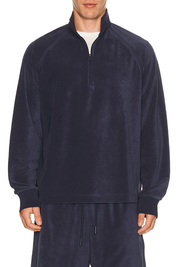 view 2 of 5 Courtside Pullover Terry in Inkwell