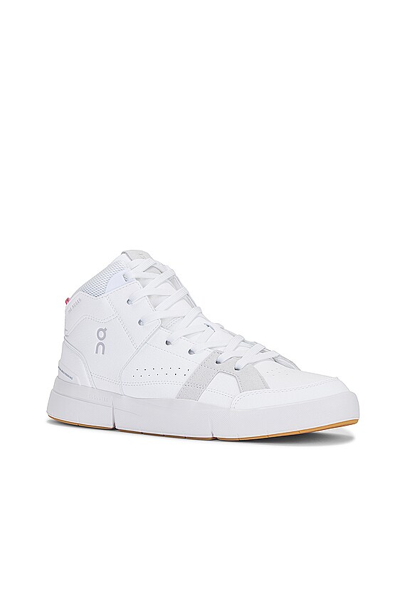 view 2 of 6 The Roger Clubhouse Mid Sneaker in White & Sand