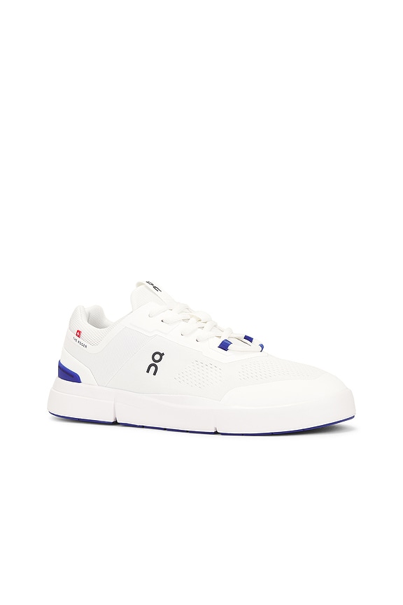 view 2 of 6 The Roger Spin Sneaker in White & Indigo