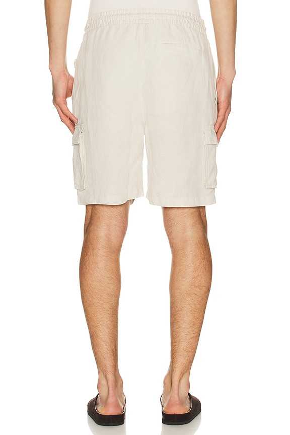 view 2 of 4 SHORT CARGO AIR LINEN in Stone