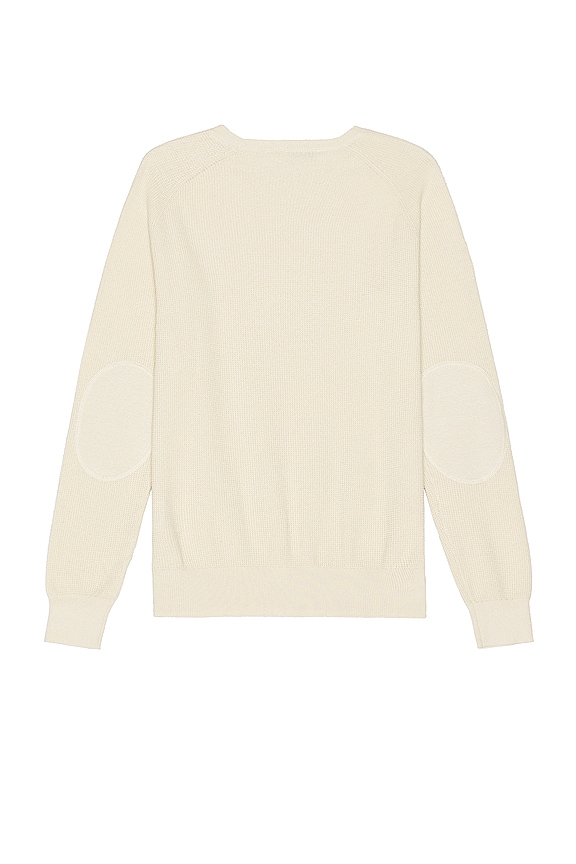 view 2 of 3 Waffle Cotton Cashmere Sweater in Swan