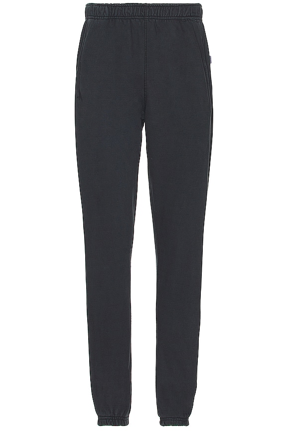 view 2 of 3 Garment Dye Pull-on Terry Jogger in Black