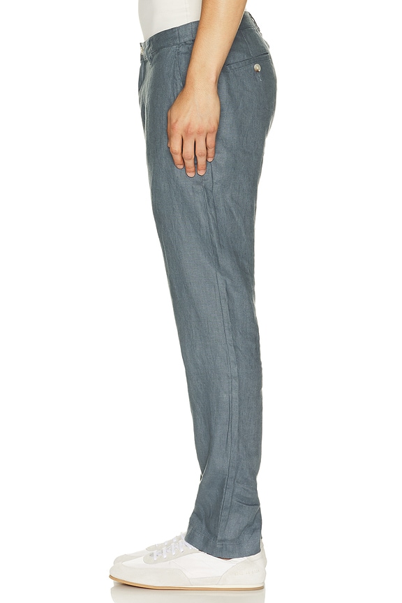 view 2 of 5 Linen Trouser in Deep Marine