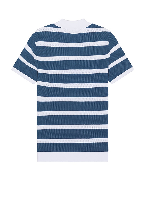 view 2 of 3 Cotton Knit Polo in Denim White
