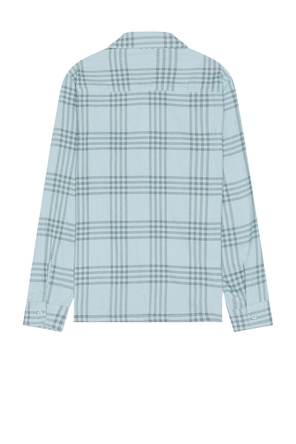 view 2 of 3 Flannel Overshirt in Hazy Cloud