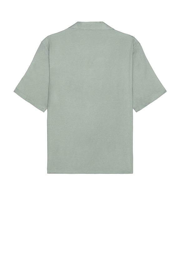 view 2 of 3 Viscose Vacation Shirt in Sage