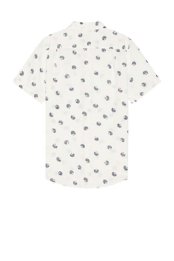 view 2 of 3 Jack Air Linen Shirt in Off White and Deep Navy