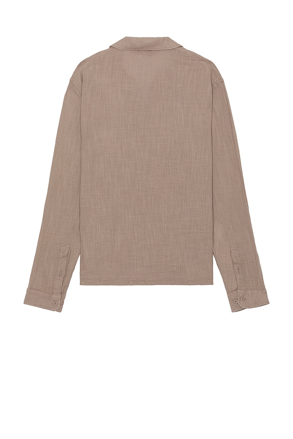 view 2 of 4 Gauze Popover Shirt in Cinder