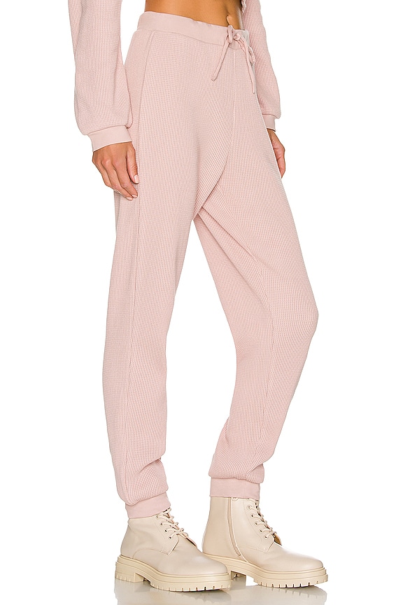 view 2 of 5 Waffle Knit Jogger in Blush