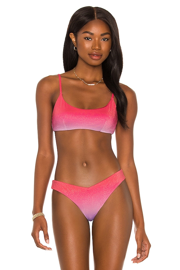 view 1 of 5 TOP BIKINI SARITA in Raspberry Multi