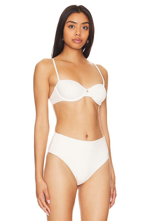 view 2 of 4 Dalia Bikini Top in Off White