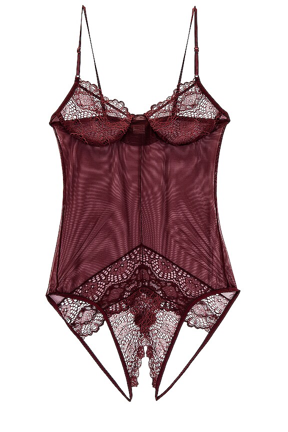 Only Hearts Coucou Bodysuit In Black Cherry Revolve