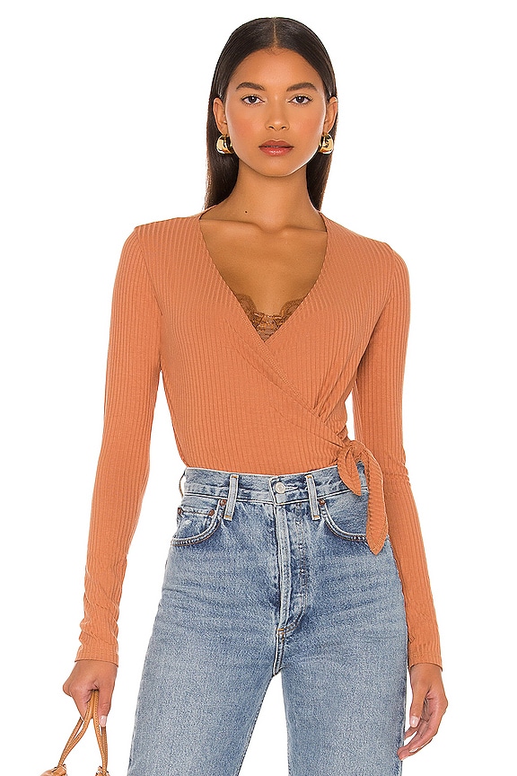 view 1 of 4 Wrap Top in Fox