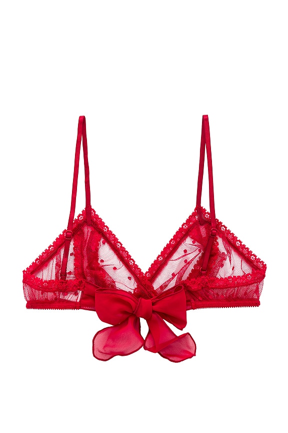 view 2 of 2 Coucou Lola Bralette in Ruby