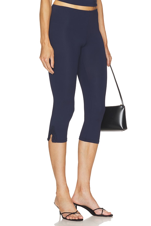 view 1 of 6 Capri Leggings in Navy