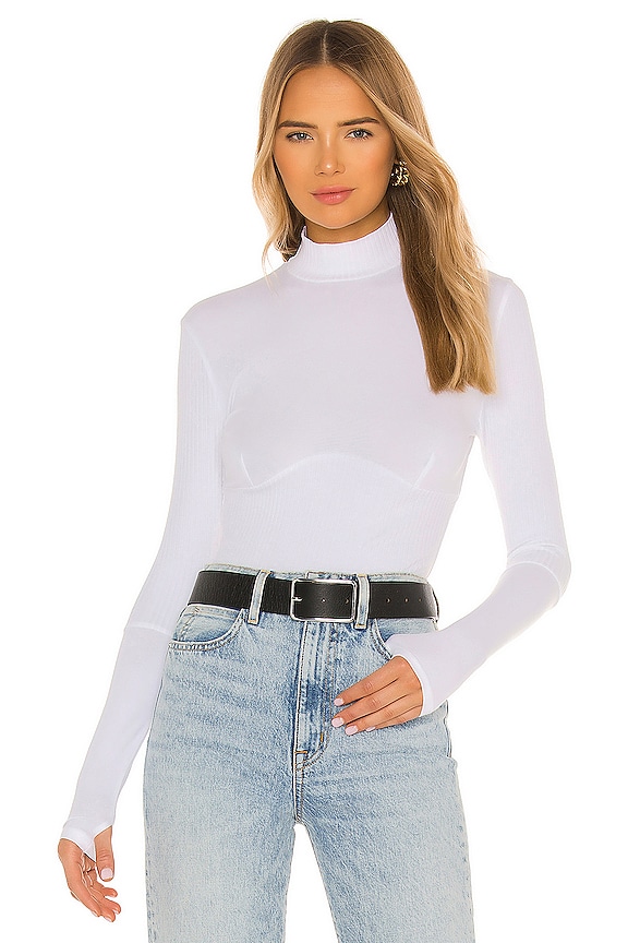 view 1 of 4 Corset Tee in White