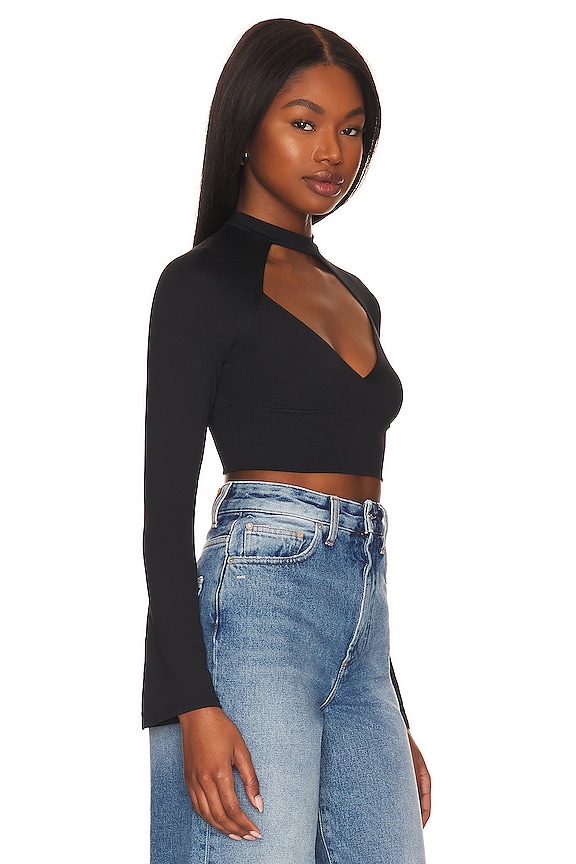 view 2 of 4 Libra Crop Top in Black