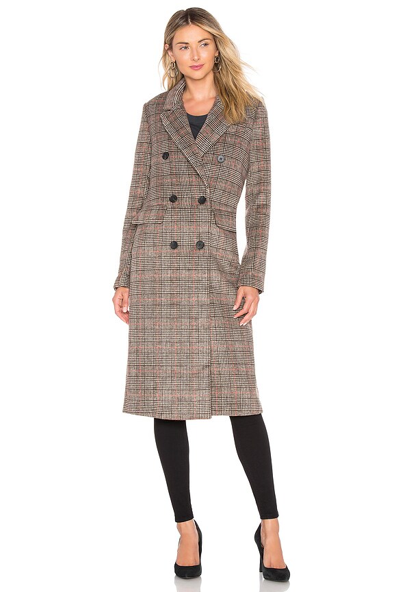 view 2 of 4 Ines Coat in Prince De Galle Choco