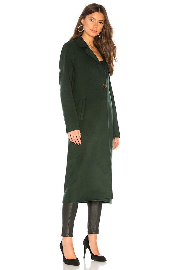 view 2 of 3 Feutre Coat in Vert Foret