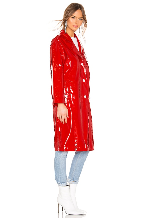 view 2 of 3 Jagger Trench Coat in Rouge