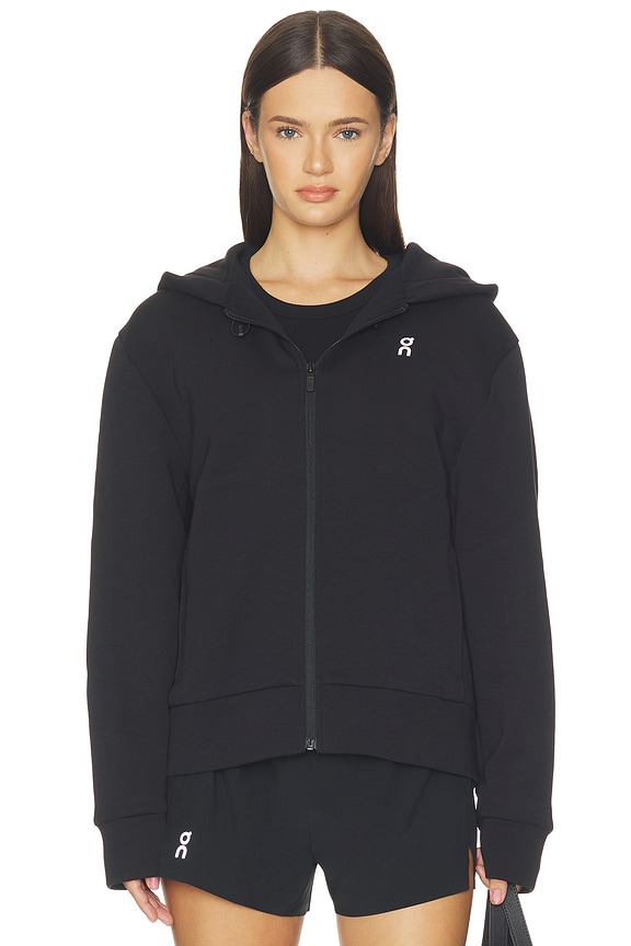 view 2 of 5 Focus Tech Zip Hoodie in Black