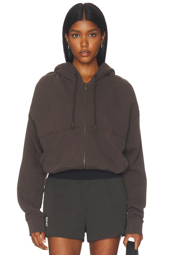view 2 of 5 SWEAT À CAPUCHE X FKA TWIGS CLUB COLLECTIVE in Espresso