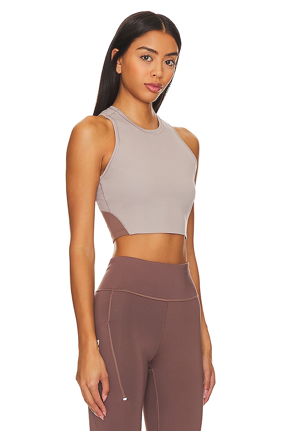 view 2 of 4 MOVEMENT 크롭 탑 in Zinc & Grape