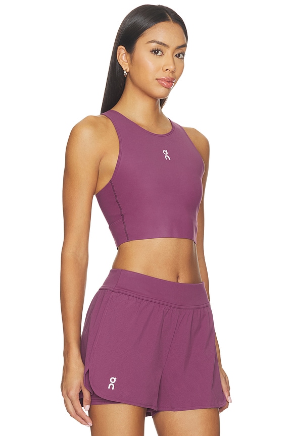 view 2 of 4 Court Crop Top in Cassis