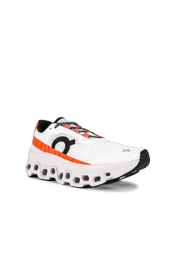 view 2 of 6 Cloudmonster Sneaker in Undyed White & Flame