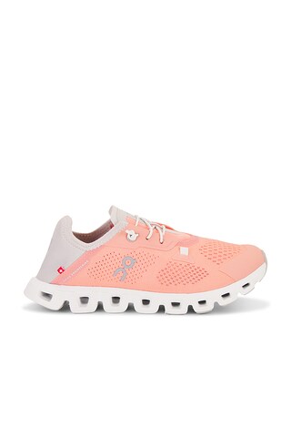 Scarpe Da Running On Cloud 5 Donna - Colore Flamingo/Pearl - Numero EU 40.5 - Tessuto Traspirante E Allacciatura Rapida