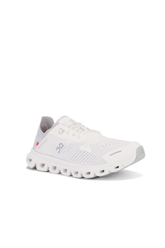 view 2 of 6 Cloud 6 Coast Sneaker in White & Glacier