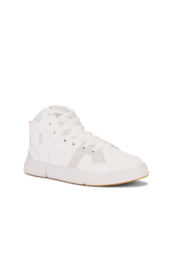 view 2 of 6 The Roger Clubhouse Mid Sneaker in White & Sand