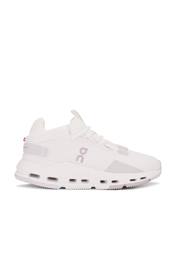 view 1 of 6 Cloudnova 2 Sneaker in White & Orchid