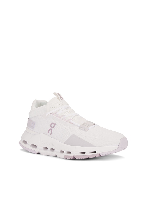 view 2 of 6 Cloudnova 2 Sneaker in White & Orchid