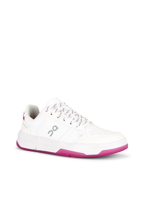 view 2 of 6 The Roger Clubhouse Sneaker in White & Grenadine