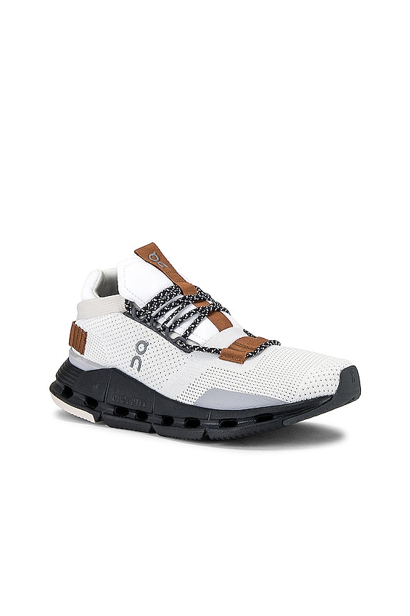 view 2 of 6 Cloudnova Sneaker in White & Pecan