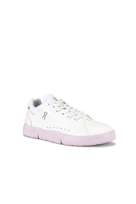 view 2 of 6 THE ROGER Advantage Sneaker in White & Lily