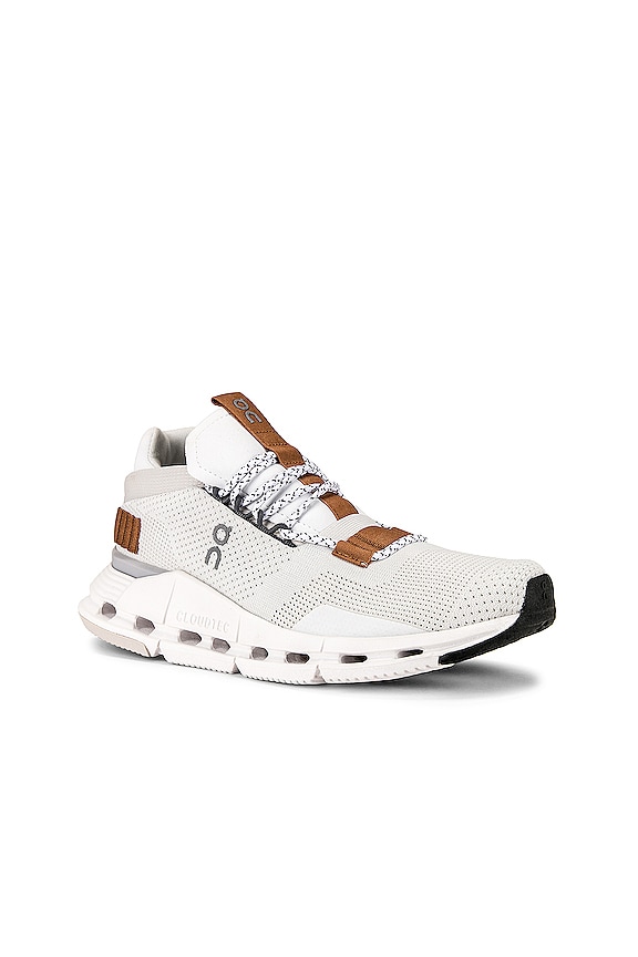 view 2 of 6 Cloudnova Sneaker in White & Pearl