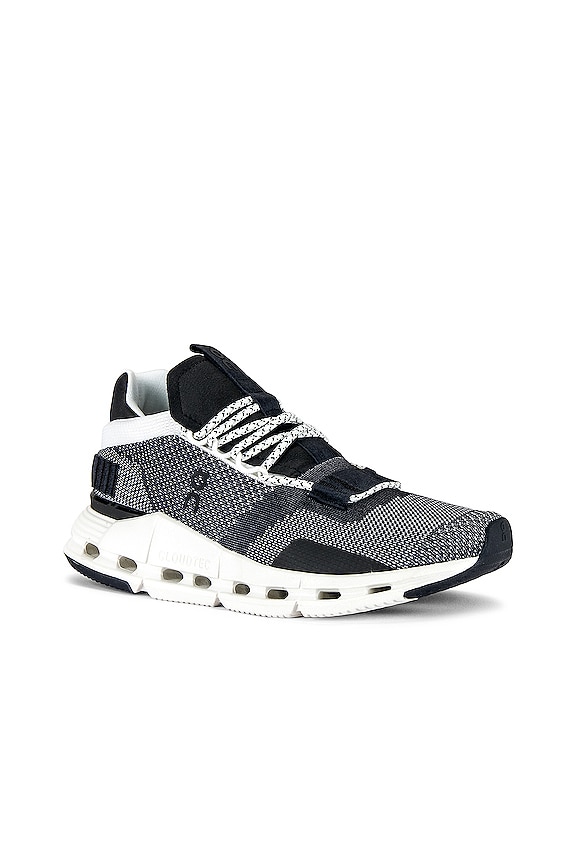 view 2 of 6 Cloudnova Sneaker in Black & White