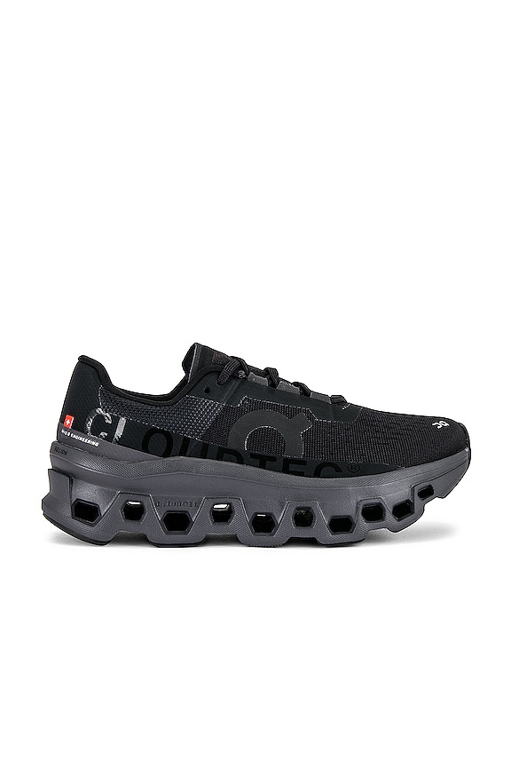 On Cloudmonster Sneaker in Black & Magnet | REVOLVE