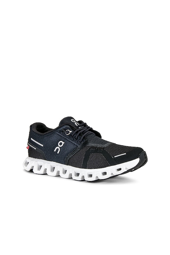 view 2 of 7 Cloud 5 Sneaker in Black & White