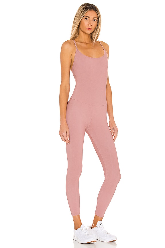 view 2 of 4 Rib Leotard in Antique Rose Rib