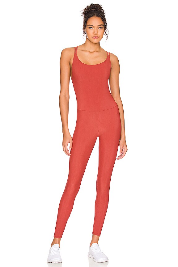 view 2 of 3 Warrior Leotard in Warm Pinecone