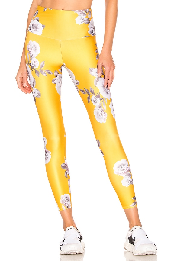 view 1 of 4 High Basic Midi Legging in Golden Floral