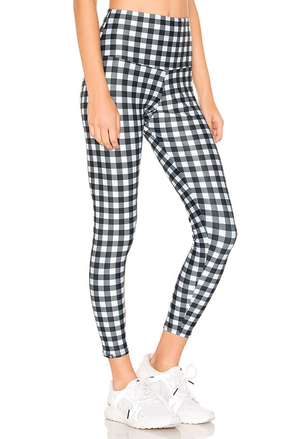 view 2 of 4 High Basic Midi Legging in Gingham